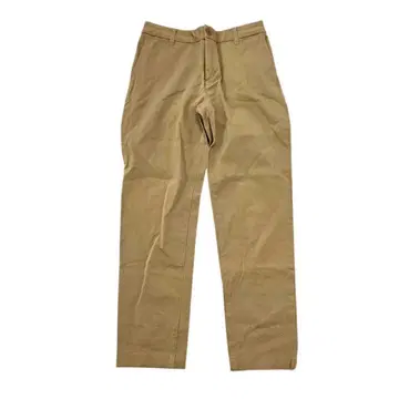 무인양품 MUJI 베이지 스트레이트 팬츠 (L) 허리밴딩