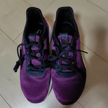 PUMA SOFTFOAM 퍼플 스니커즈