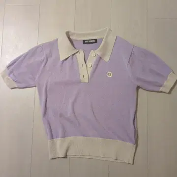 MARY QUANT 반팔 니트 M 퍼플