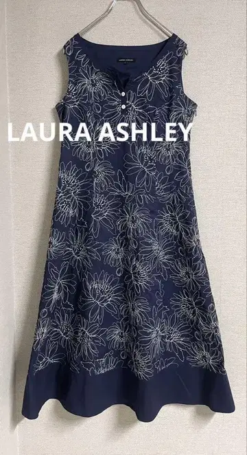 로라 애슐리 LAURA ASHLEY 꽃무늬 자수 원피스 사이즈 11