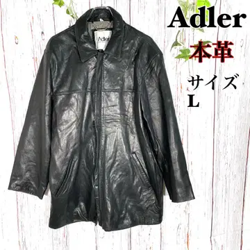 [ 인기 ] Adler 가죽 자켓 가죽 코트 블랙 천연 가죽 바이크