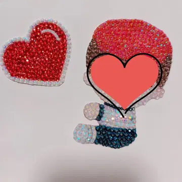 부채 데코 부품