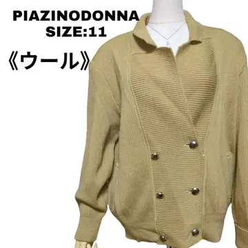 PIAZINO DONNA 울 100% 니트 자켓 일본제 11