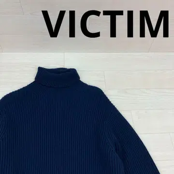 VICTIM LOW GAUGE TURTLE KNIT 터틀넥 니트