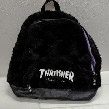THRASHER 퍼 백팩 블랙 하이픈월드 갤러리 콜라보