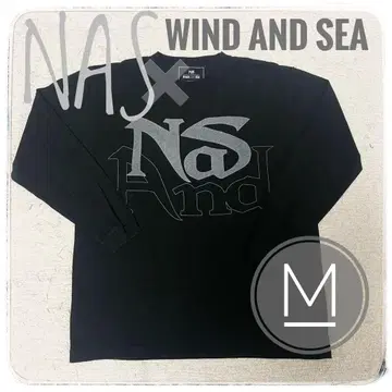 [ NAS x WIND AND SEA ] 롱 티셔츠 M 사이즈