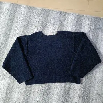 클래식 엘프 긴팔 니트 다크 블루 XL