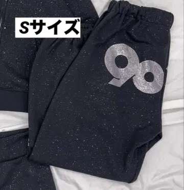 9090girls Glitter Sweat Pants 블랙 S 사이즈
