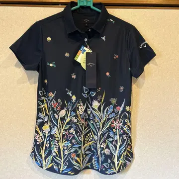 [ 새상품 ] 여성용 캘러웨이 피케 셔츠 골프웨어 꽃무늬