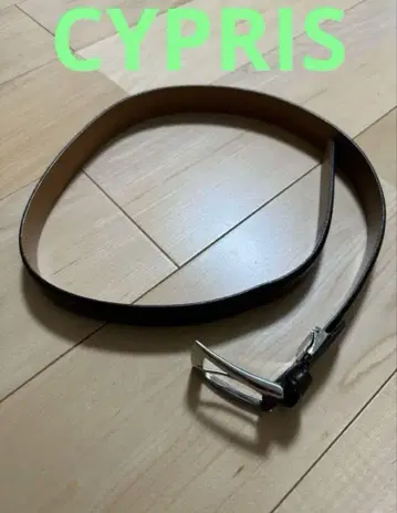 키프리스 CYPRIS 다크 브라운 가죽 벨트
