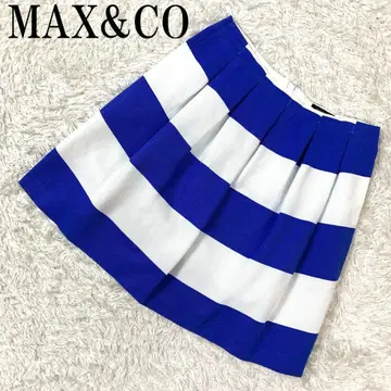 MAX&CO 맥스앤코 플레어 스커트 보더 42 B350