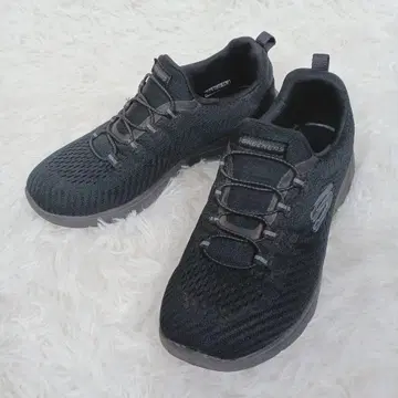 Skechers 블랙 러닝화 24cm