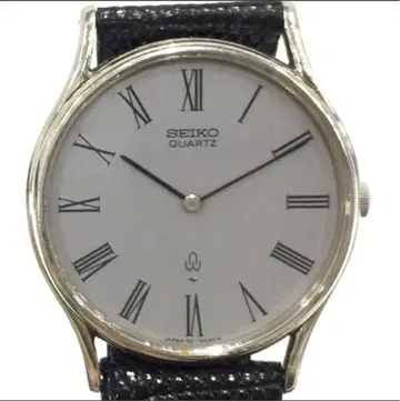 SEIKO 쿼츠 손목시계 그레이 다이얼 벨트 타사 제품