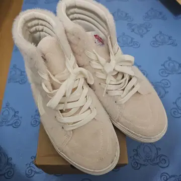 Vans V38CF HAIRY SK8-HI 24.5 핑크