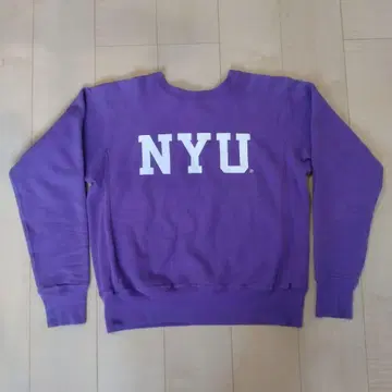챔피온 리버스 위브 빨간색 단색 택 M 사이즈 미국제 NYU