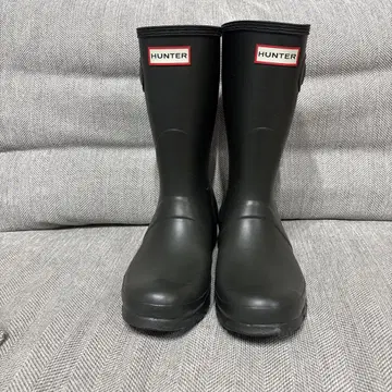 [초특가 새상품급] HUNTER 블랙 장화 버클 포함 25.0cm