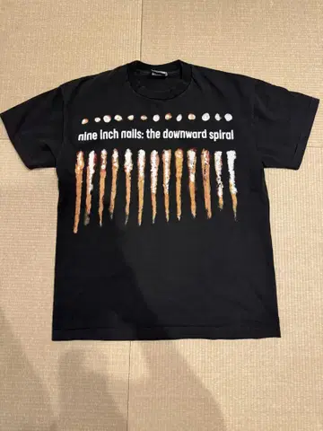 나인 인치 네일스 nine inch nails usa 블랙 L 밴딩 T