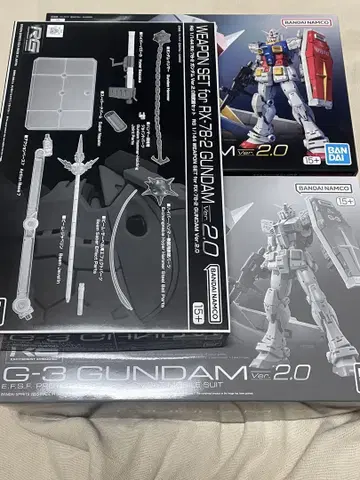 RG RX-78-2 GUNDAM Ver. 2.0 & G-3 GUNDAM
