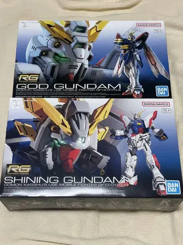 RG 갓 건담 & 샤이닝 건담 세트