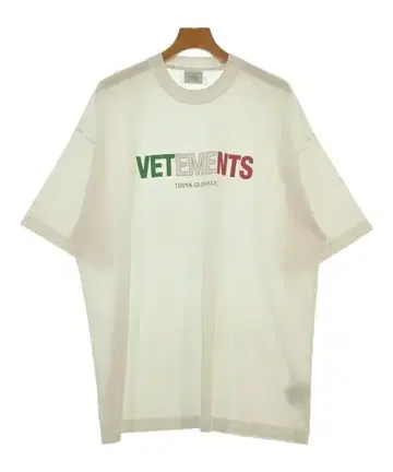 VETEMENTS 티셔츠 컷앤소우 남성용