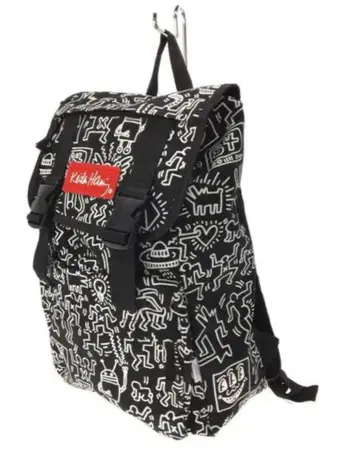 새상품급 키스 해링 백팩 데이팩 블랙 Keith Haring