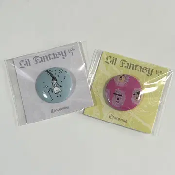 채연 솔로 앨범 LILFANTASY 특전 핑 버튼
