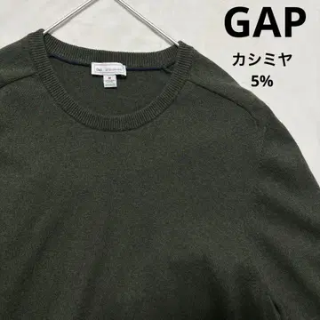 GAP 캐시미어 혼방 크루넥 스웨터 올리브 M 사이즈