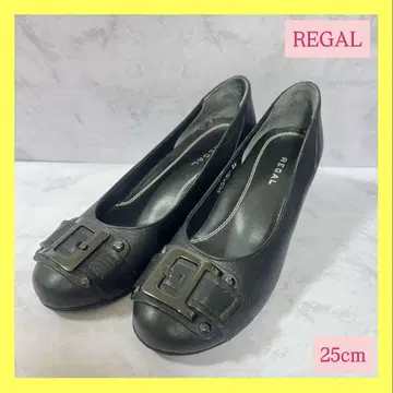 새상품급 REGAL 리걸 펌프스 버클 블랙 25cm