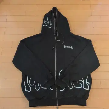 SUPPLIER 프레임 프린트 후드티 XL