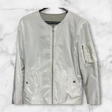 HARE 노카라 자켓 리버서블 MA-1 모드 코디