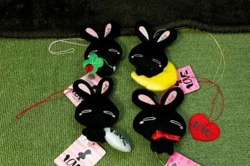 LOVE 토끼 봉제 인형
