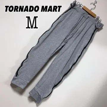 TORNADO MART 맨투맨 팬츠 사이드 지퍼 그레이 남성용 M
