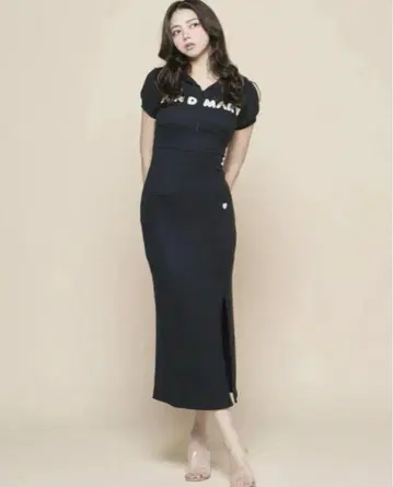 andmary Mary logo hoodie dress
