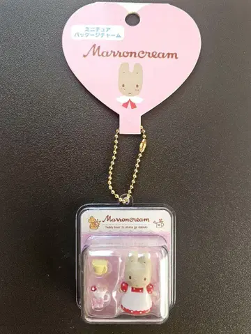 [ 새상품 ] 산리오 마론 크림 미니어처 패키지 참 미니어처 토이
