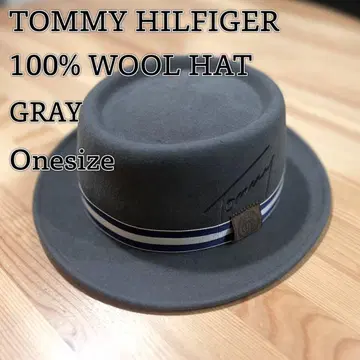 [ TOMMY HILFIGER ] 남성용 울 햇 그레이 원사이즈