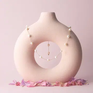 latua stella mellow necklace 펄 목걸이