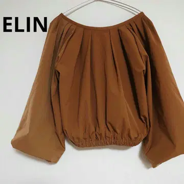 ELIN/에린 벌룬 슬리브 블라우스