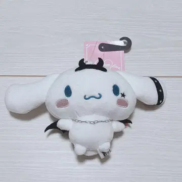 데빌 시나모롤 봉제 인형 키체인 시마무라 아베일 산리오