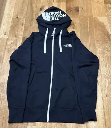 THE NORTH FACE 블랙 집업 후드티 M