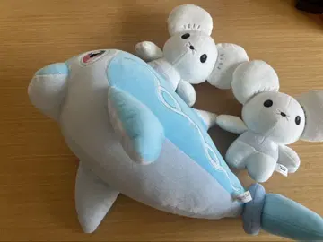 나미 돌고래와 와카 쥐 봉제 인형
