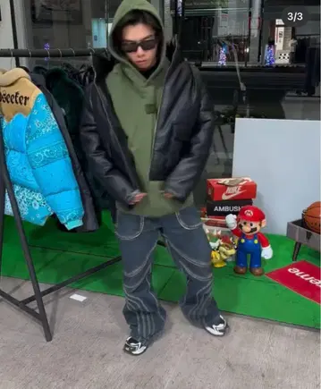 프로클럽 PROCLUB 후디 후드티 카키