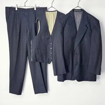 TOKYO SHIRAI 캐주얼 수트 셋업 3피스 스트라이프