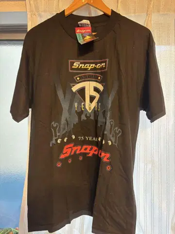 택 포함 새상품 Snap-on 75주년 기념 미국제 T셔츠