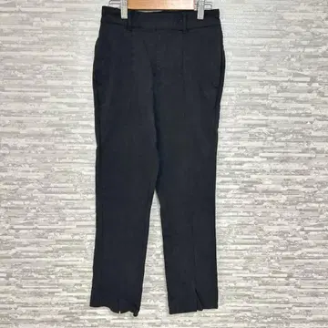 리디 테이퍼드 팬츠 블랙 SC사이즈 슬림 레그 효과 슬릿 포함