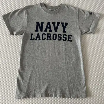 Navy Lacrosse T셔츠 멜란지 그레이 S