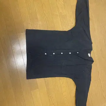 네이비 버튼 가디건