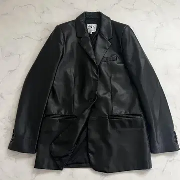 ZARA 자라 가죽 자켓 블레이저 오버 사이즈 테일러드