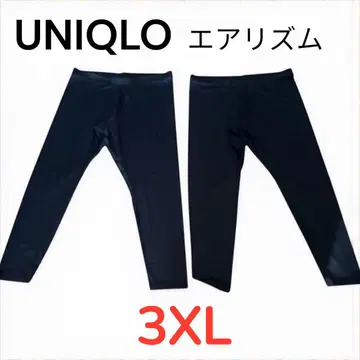 UNIQLO 에어리즘 3XL 블랙 레깅스