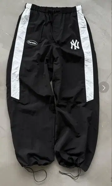 Perushu x MLB 나일론 드로 코드 팬츠