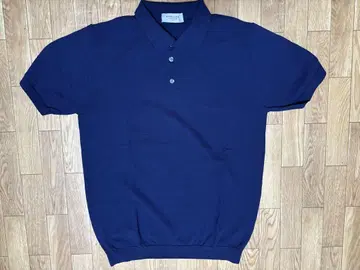 MOONCASTLE ICE COTTON POLO NECK 네이비 M